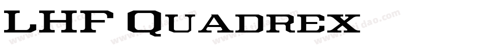 LHF Quadrex字体转换